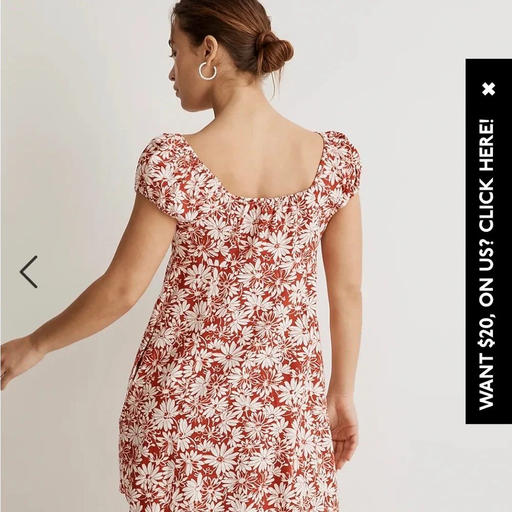 NWT | Margie Mini Dress in Abstract Floral | Madewell - Picture 3 of 5